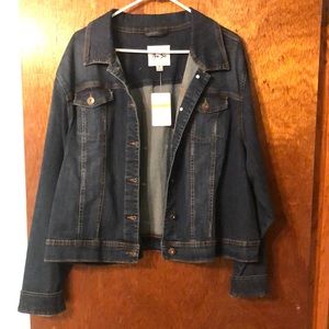 Ladies 3X Blue Jean Jacket